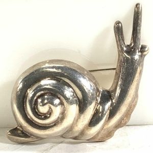 Barra VTG Sterling Silver Snail Brooch